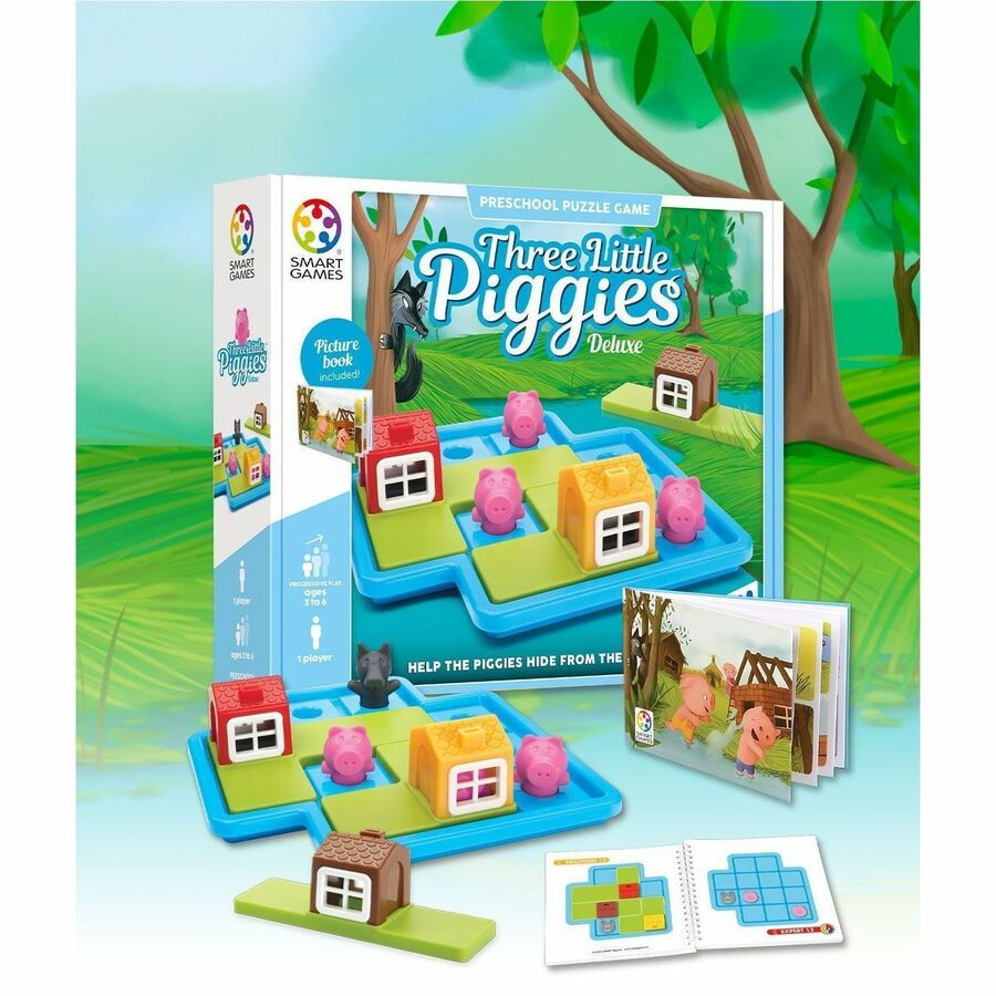 SmartGames Three Little Piggies Deluxe Game - 518754