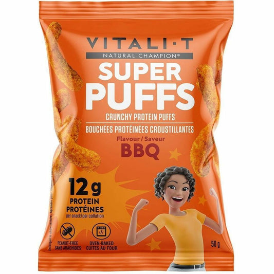 Super Puffs BBQ Protein Snacks - 24 x 50g Box