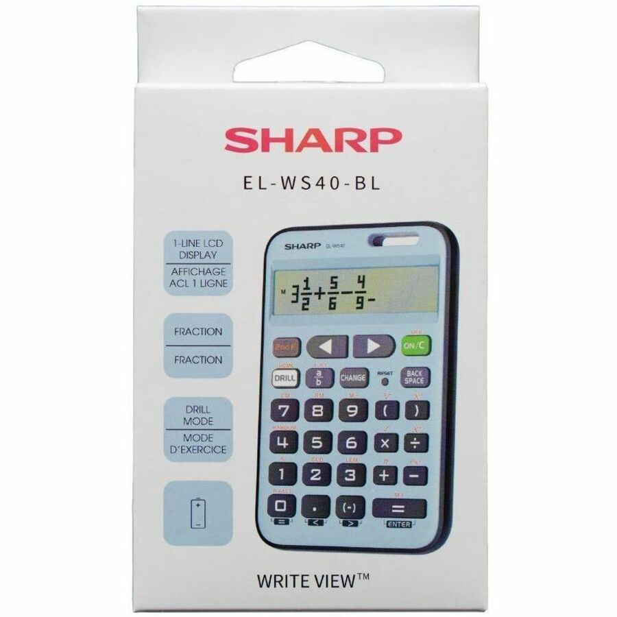 Sharp ELWS40BL Scientific Calculator - ELWS40BL