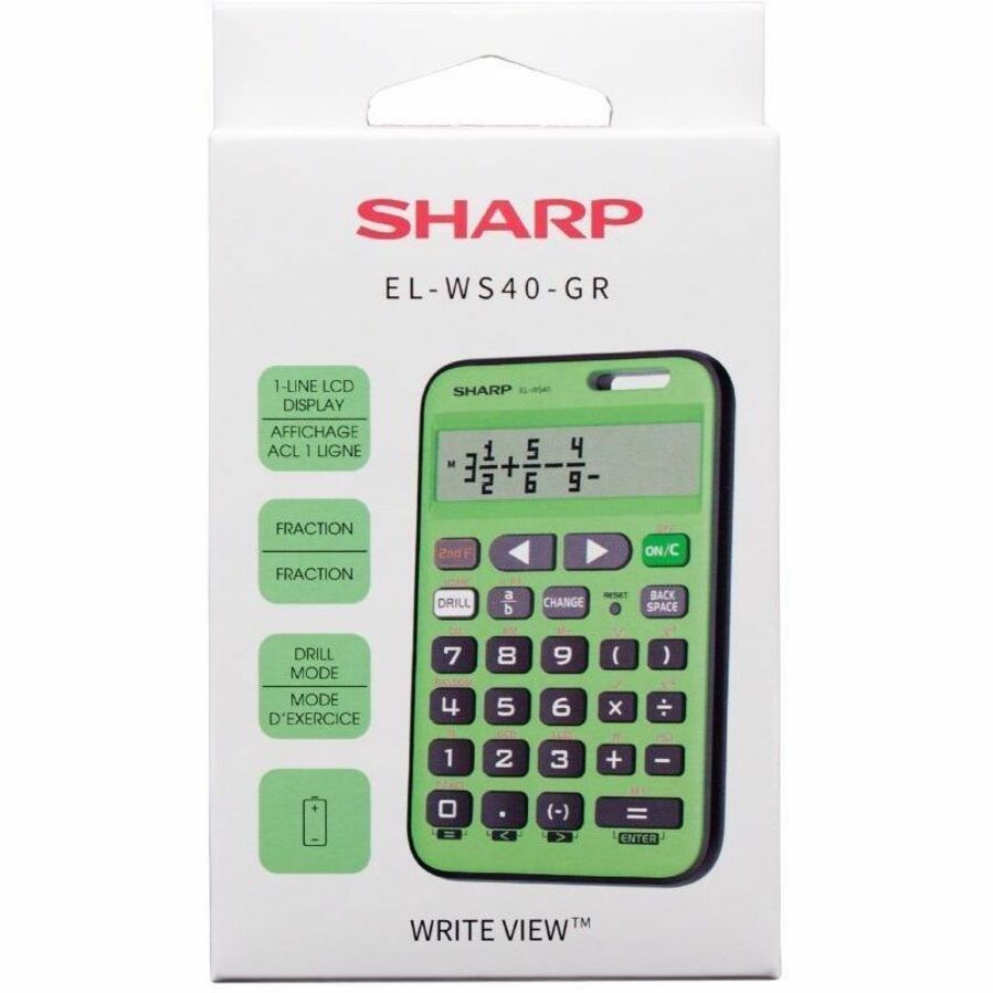Sharp ELWS40GR Scientific Calculator - ELWS40GR