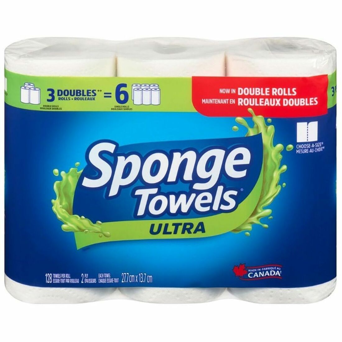 SpongeTowels Ultra Choose-A-Size Paper Towels