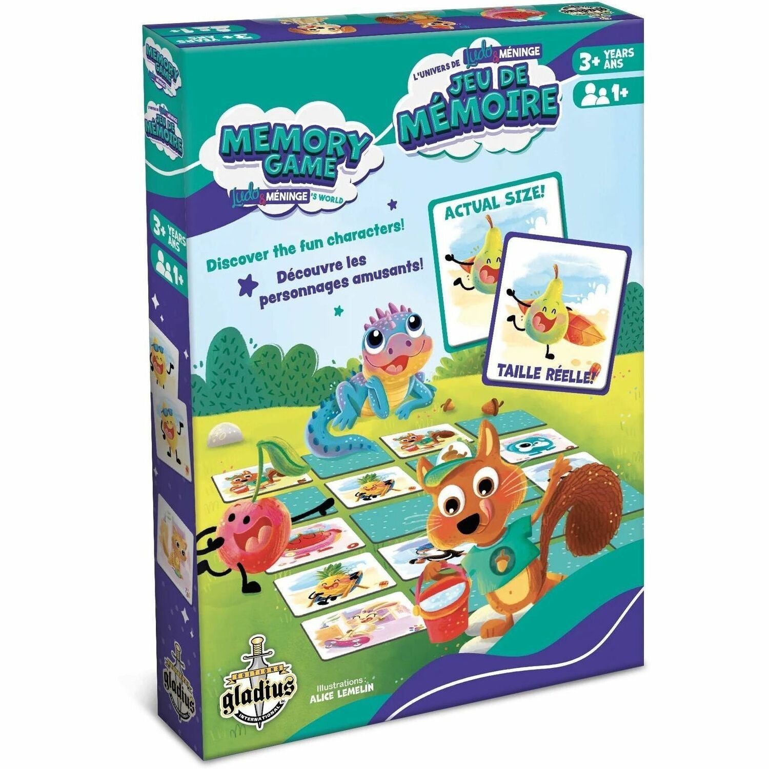 Editions Gladius Memory Game - Ludo & Meninge's World