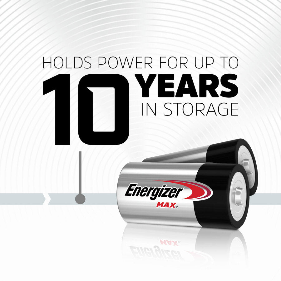 Energizer MAX Alkaline C Batteries, 2 Pack - E93BP-2