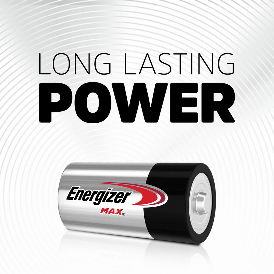 Energizer MAX Alkaline C Batteries, 2 Pack - E93BP-2