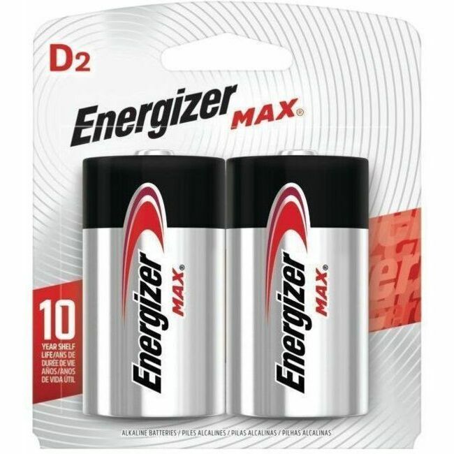Energizer MAX Alkaline D Batteries, 2 Pack