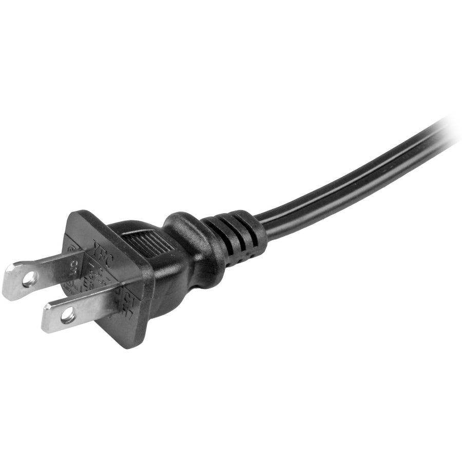 StarTech.com 6ft (2m) Laptop Power Cord, NEMA 1-15P to C7, 7A 125V, 18AWG, Laptop Replacement Power Cord, Power Brick Cable, UL Listed - PXT101NB