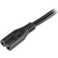 StarTech.com 6ft (2m) Laptop Power Cord, NEMA 1-15P to C7, 7A 125V, 18AWG, Laptop Replacement Power Cord, Power Brick Cable, UL Listed - PXT101NB