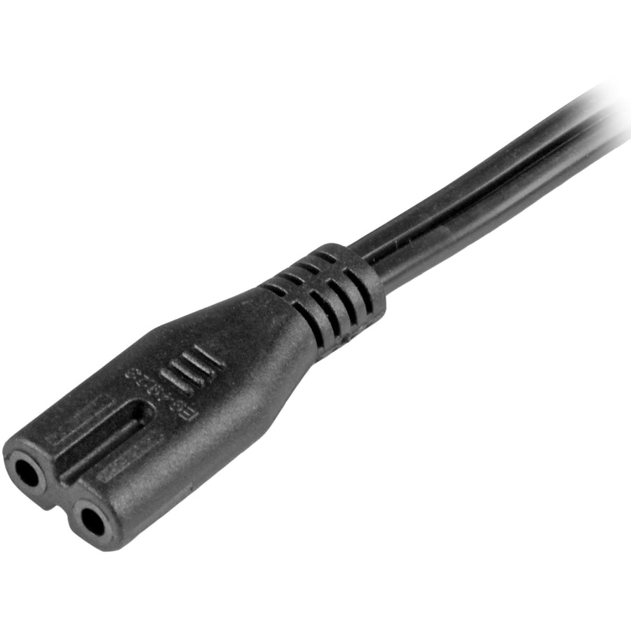 StarTech.com 6ft (2m) Laptop Power Cord, NEMA 1-15P to C7, 7A 125V, 18AWG, Laptop Replacement Power Cord, Power Brick Cable, UL Listed - PXT101NB