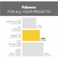 Fellowes Glossy Pouch - Legal, 3 mil, 50 pack - 52226
