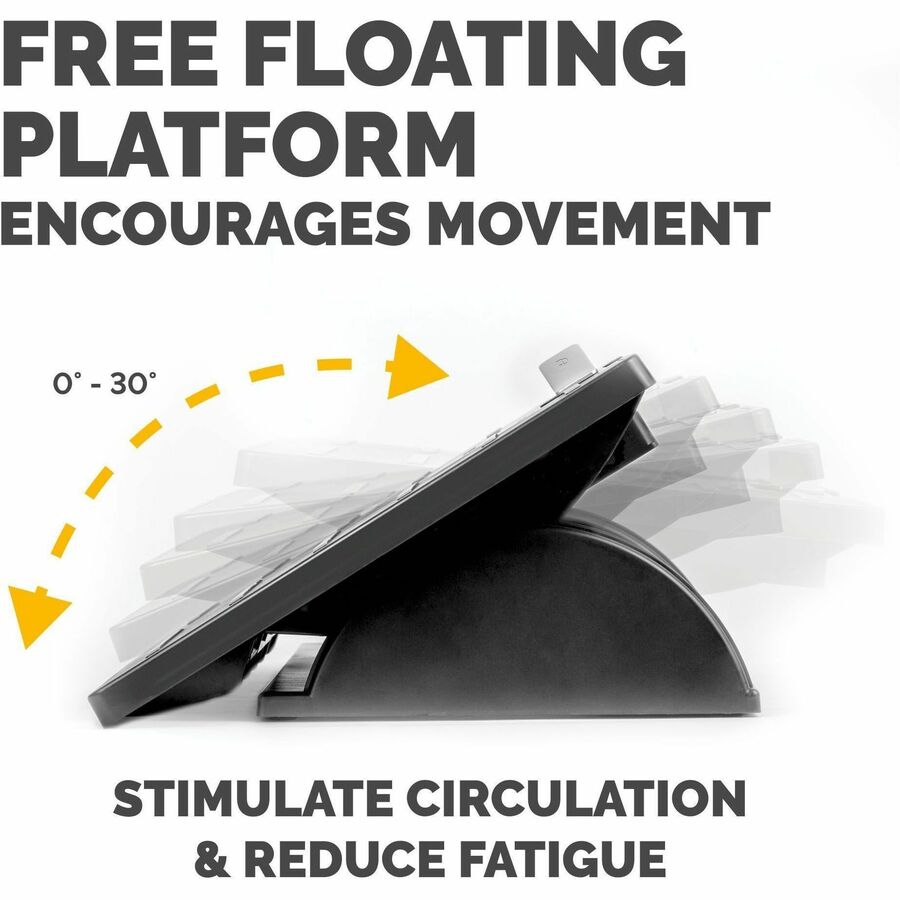 Fellowes Office Suites&trade; Adjustable Footrest with Microban&reg; - 8035001