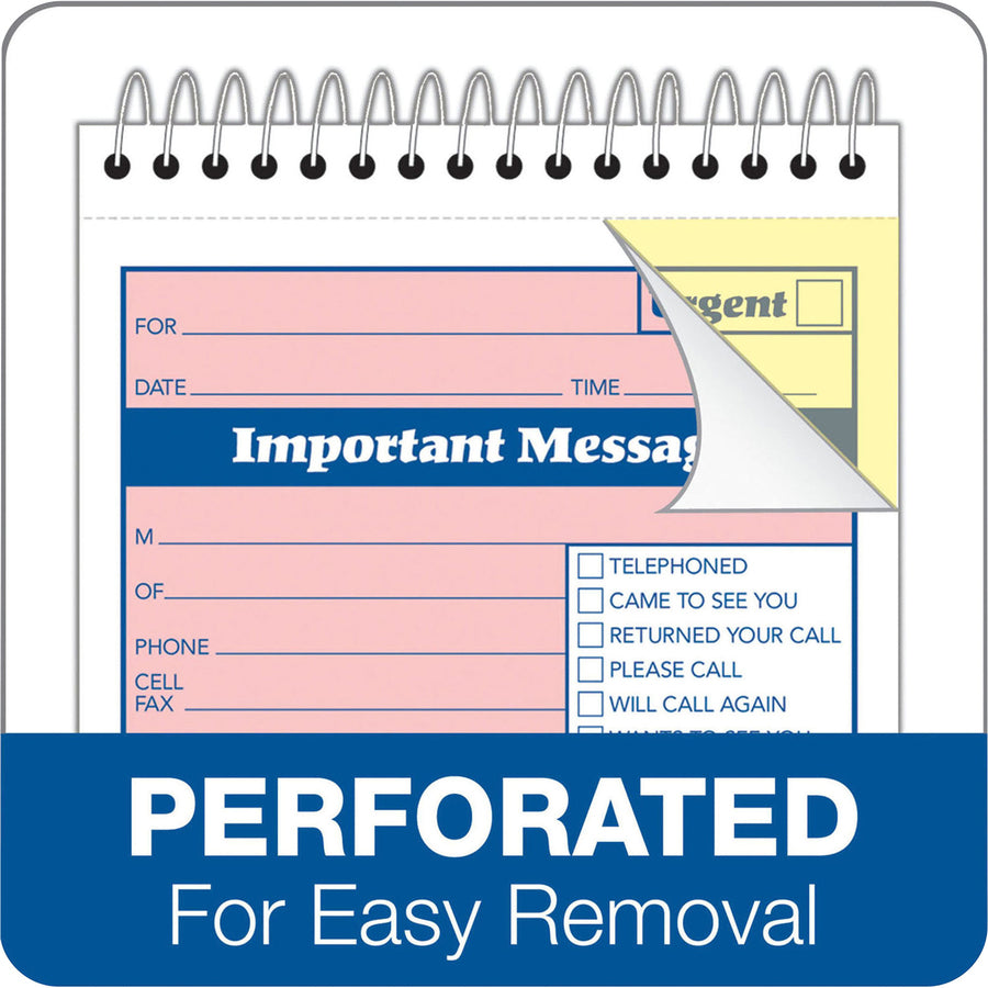 Adams Spiral-bound Phone Message Booklet - SC9711D