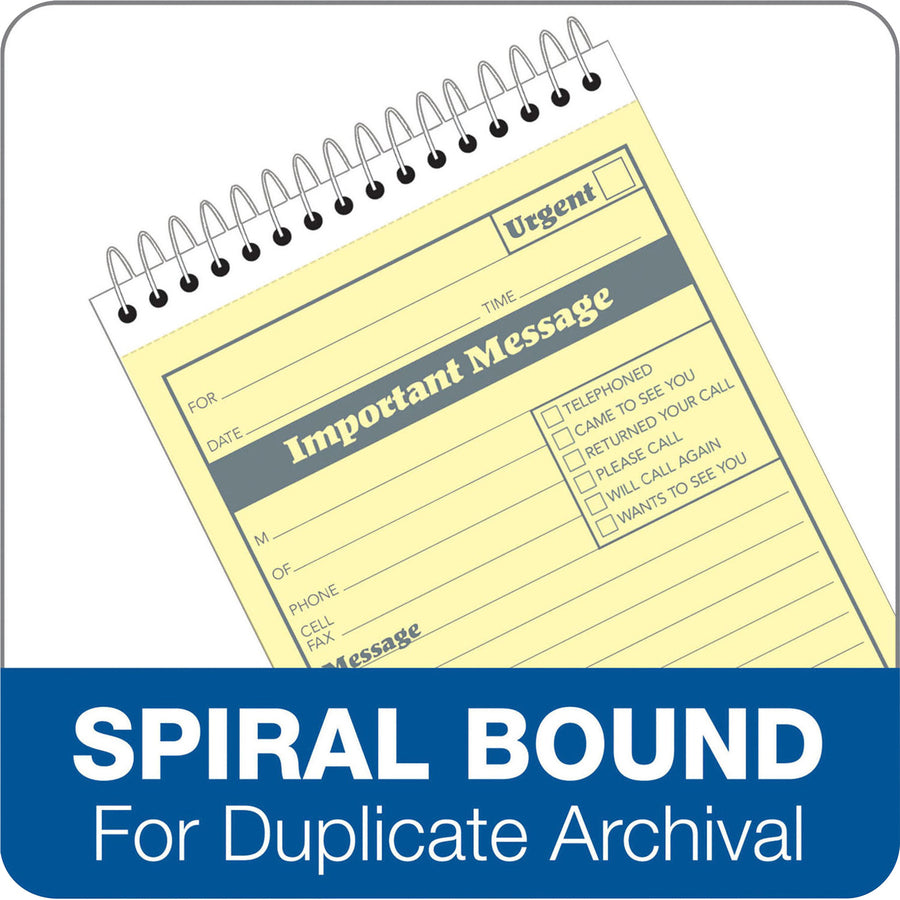 Adams Spiral-bound Phone Message Booklet - SC9711D