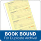 Adams Tapebound 3-part Money Receipt Book - TC1182