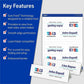 Avery&reg; Medium Tent Cardsfor Laser and Inkjet Printers, 2-1/2" x 8-1/2" - 5305