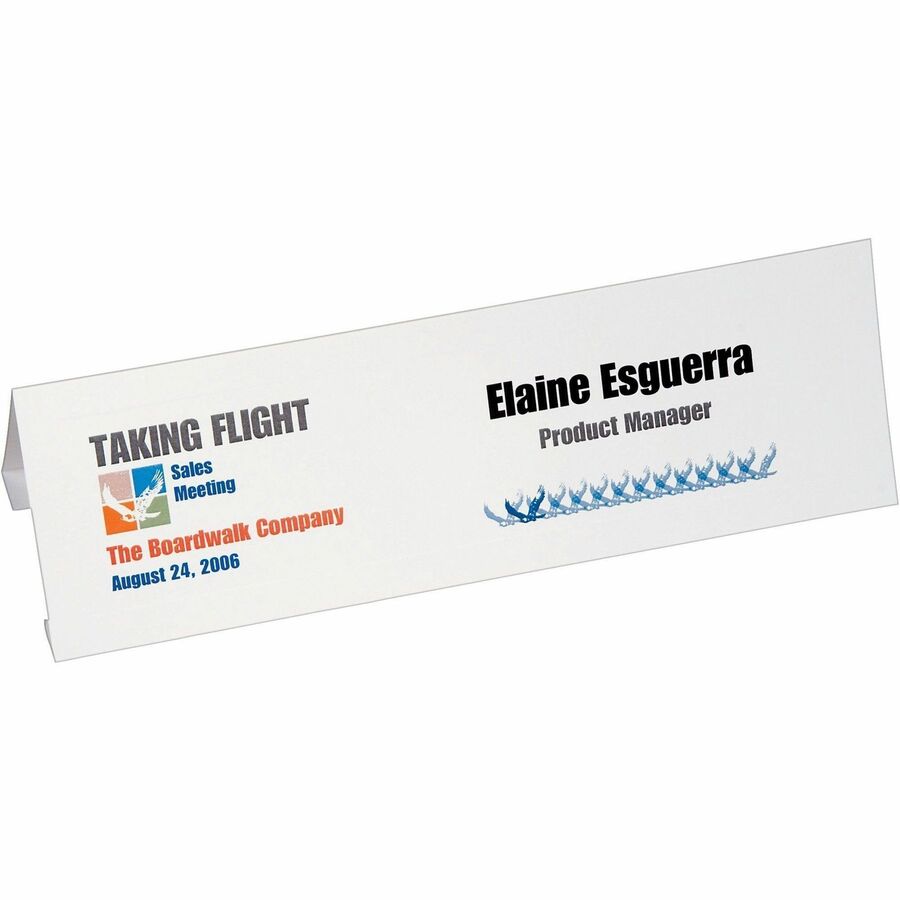 Avery&reg; Large Tent Cardsfor Laser and Inkjet Printers, 3-1/2" x 11" - 5309