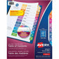 Avery&reg; Ready Index&reg; Table of Contents Dividers for Laser and Inkjet Printers, Jan-Dec
