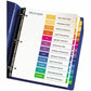 Avery Ready Index&reg; Table of Content Dividers 12 Tabs, for Laser and Inkjet Printers - 11196