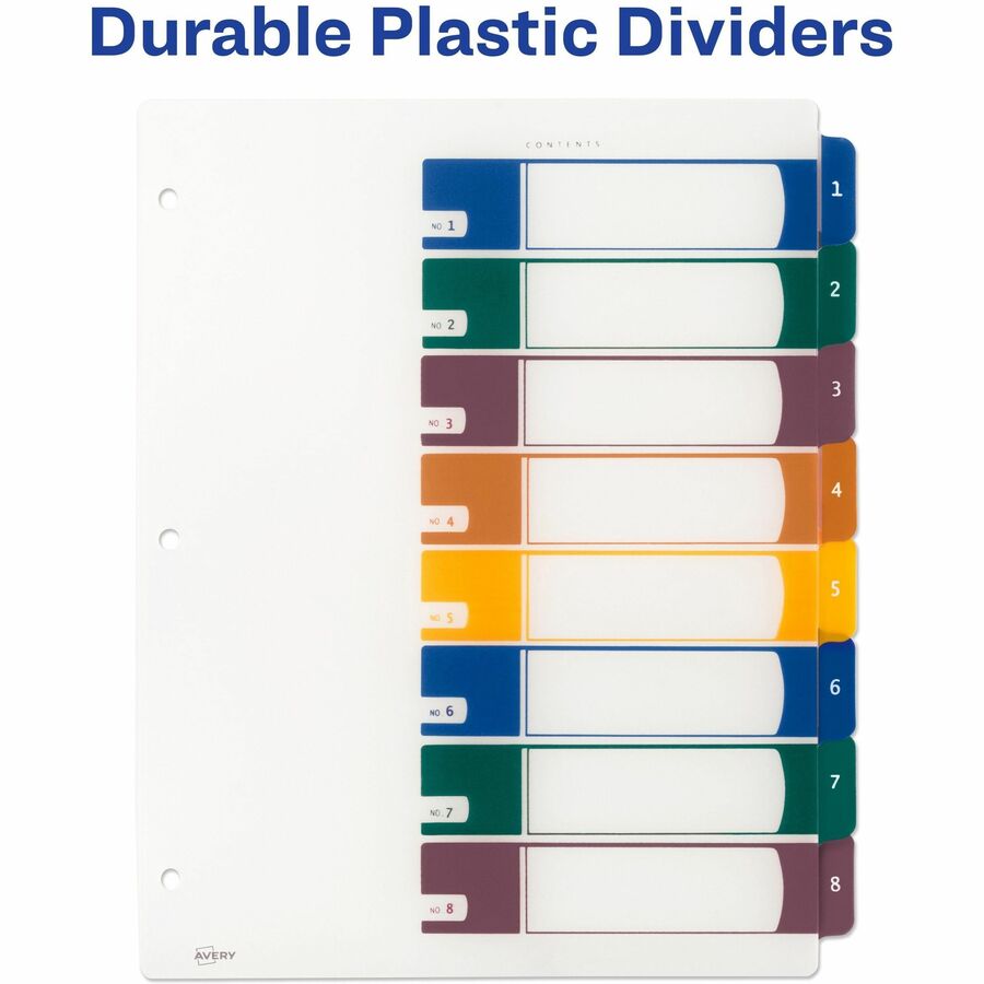 Avery&reg; Ready Index Customizable TOC Binder Dividers - 11817