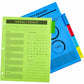 Avery&reg; Big Tab&trade; Insertable Plastic Dividersfor Laser and Inkjet Printers, 9-1/4" x 11-1/8" , 5 tabs, 1 set - 11900