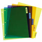 Avery Big Tab™ Insertable Plastic Dividers for Laser and Inkjet Printers, 9-1/4" x 11-1/8" , 5 tabs - 11900