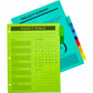 Avery&reg; Big Tab&trade; Insertable Plastic Dividersfor Laser and Inkjet Printers, 9-1/4" x 11-1/8" , 8 tabs, 1 set - 11901
