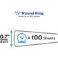 Avery&reg; Flexi-View&trade; Binder 1/2" , Round Rings, Black - 15767