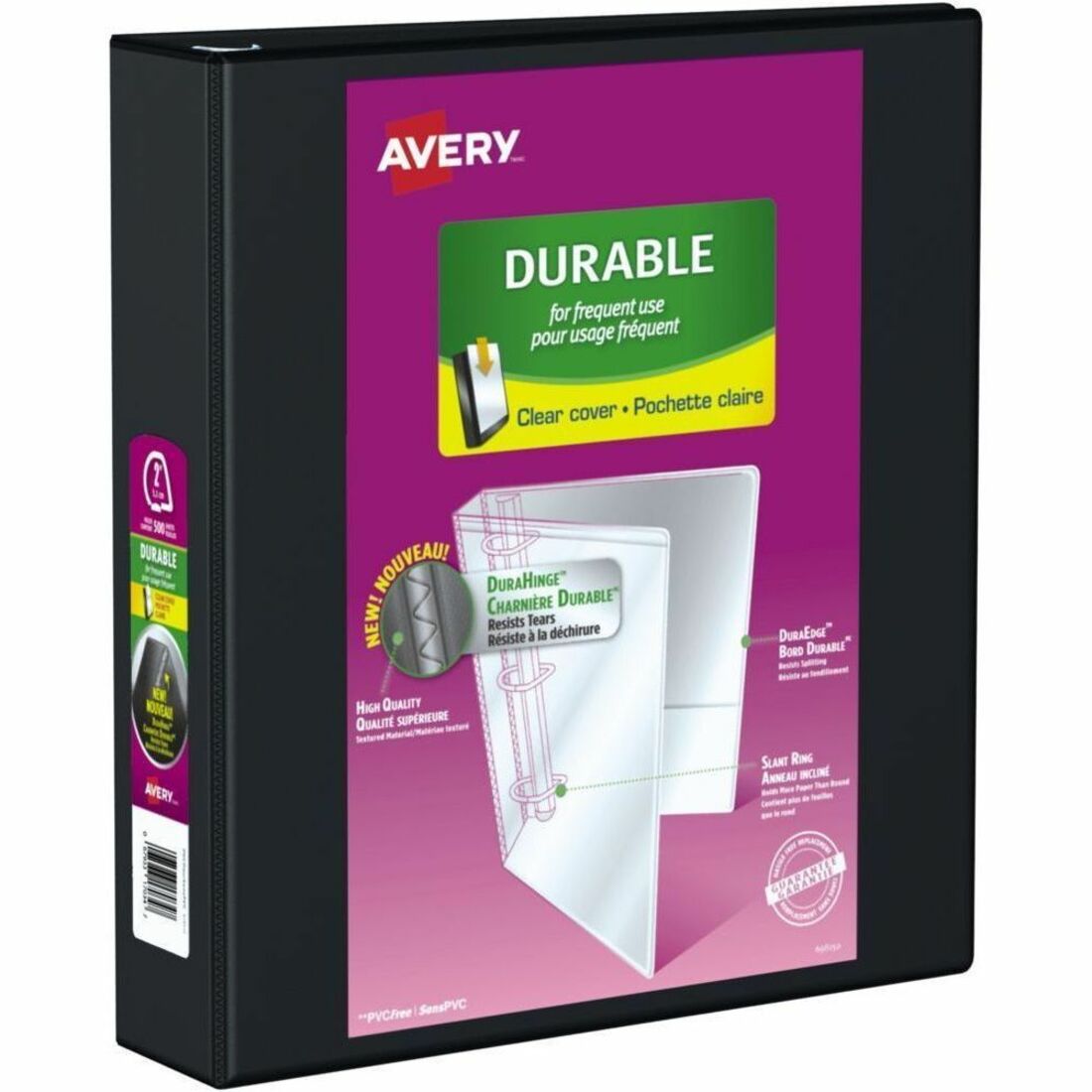 Avery Durable View Binder 2" , Slant D Rings