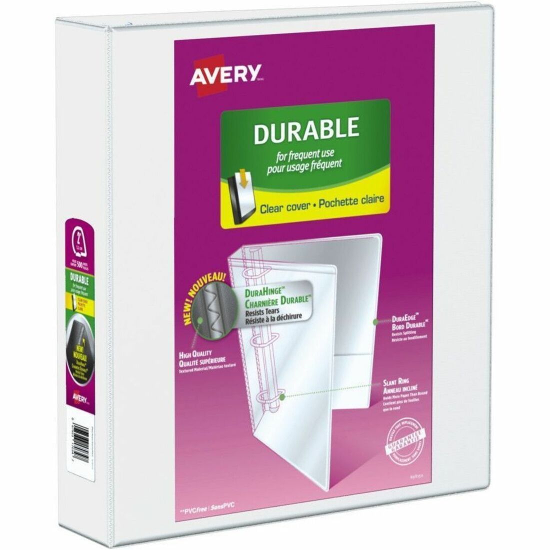 Avery Durable View Binder 2" , Slant D Rings