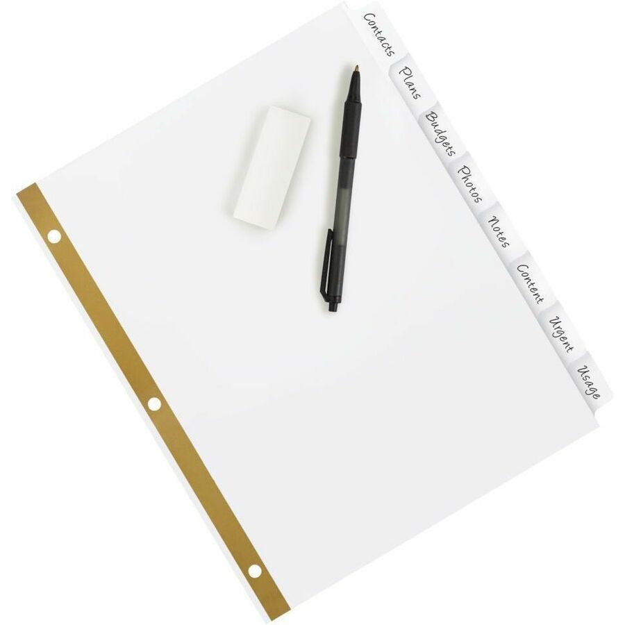 Avery Big Tab™ Write & Erase Dividers 8 tabs - 23078