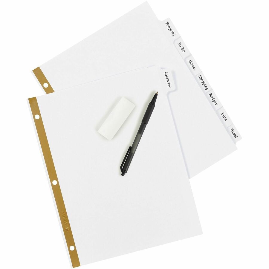 Avery&reg; Big Tab™ Write & Erase Dividers8 tabs - 23078