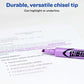 Avery Desk Style HI-LITER Chisel Tip, Fluorescent Purple, Box of 12 - 24060