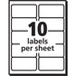 PRES-a-ply White Labels - 30603