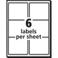 PRES-a-ply White Labels - 30604