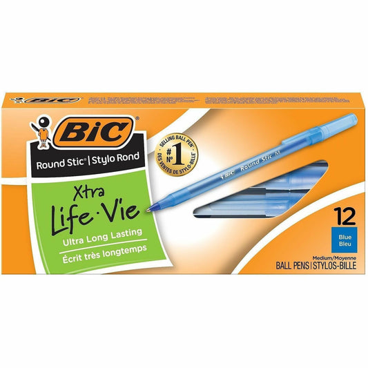 BIC Round Stic Ballpoint Pens