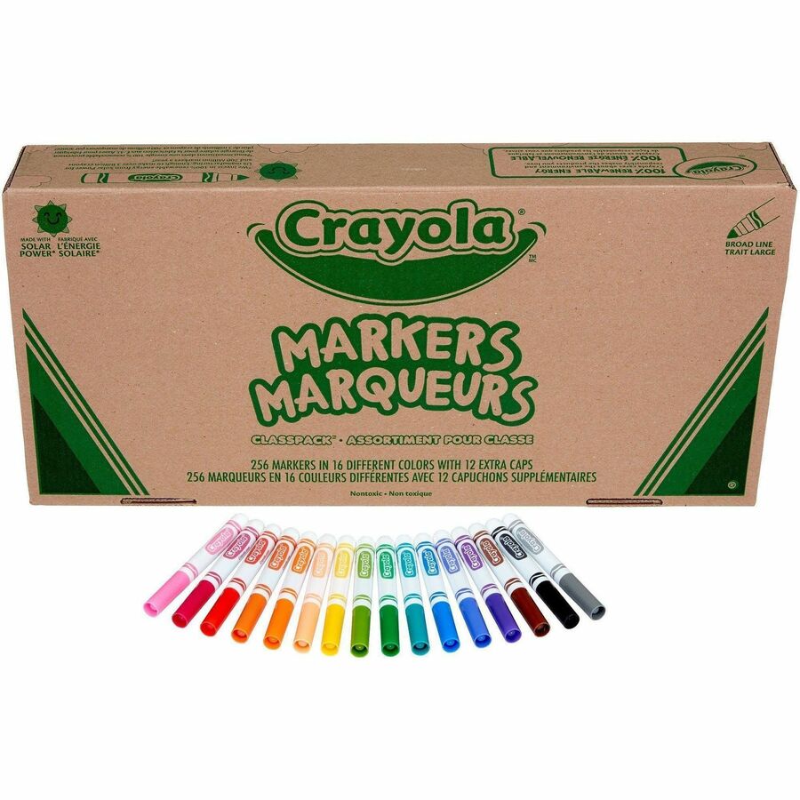 Crayola 16-Color Marker Classpack - 58-8201