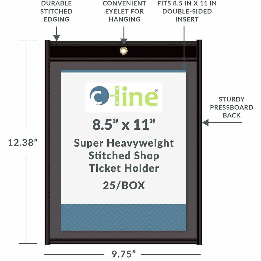 C-Line Letter Vinyl File Pocket - 45911