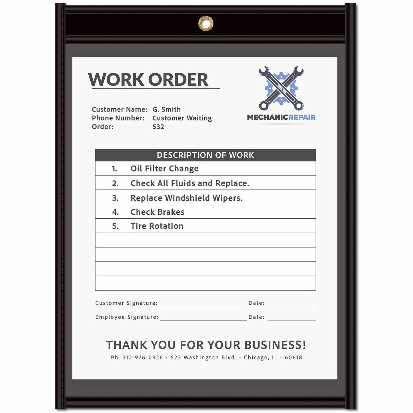 C-Line Vinyl File Pocket
