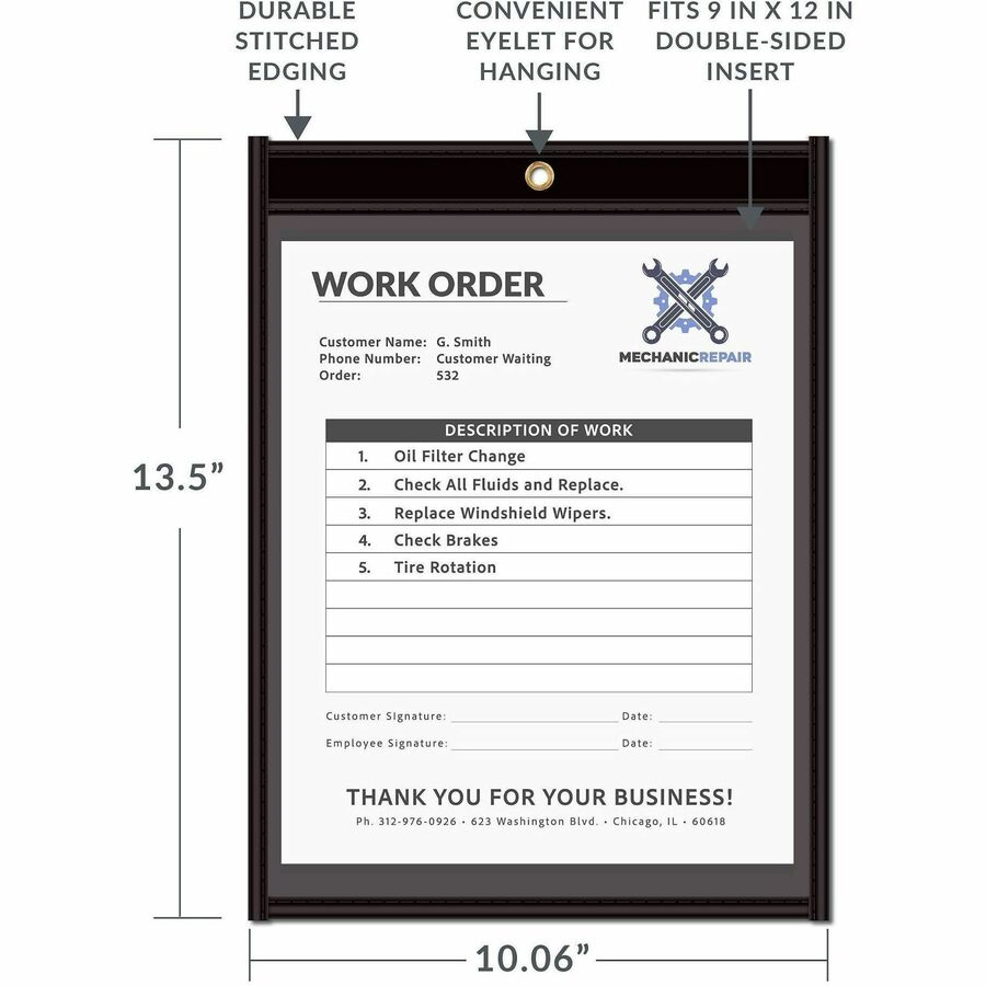 C-Line Vinyl File Pocket - 45912