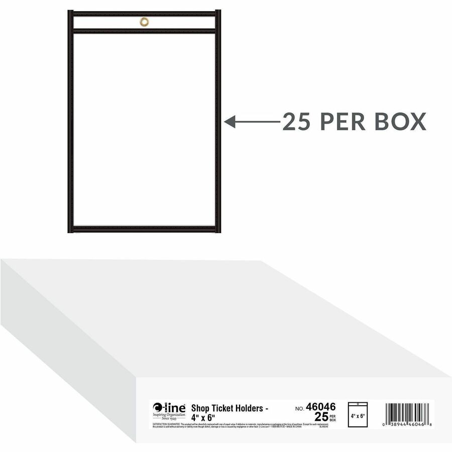 C-Line Stitched Vinyl Shop Ticket Holders - 46046