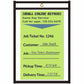 C-Line Stitched Vinyl Shop Ticket Holders