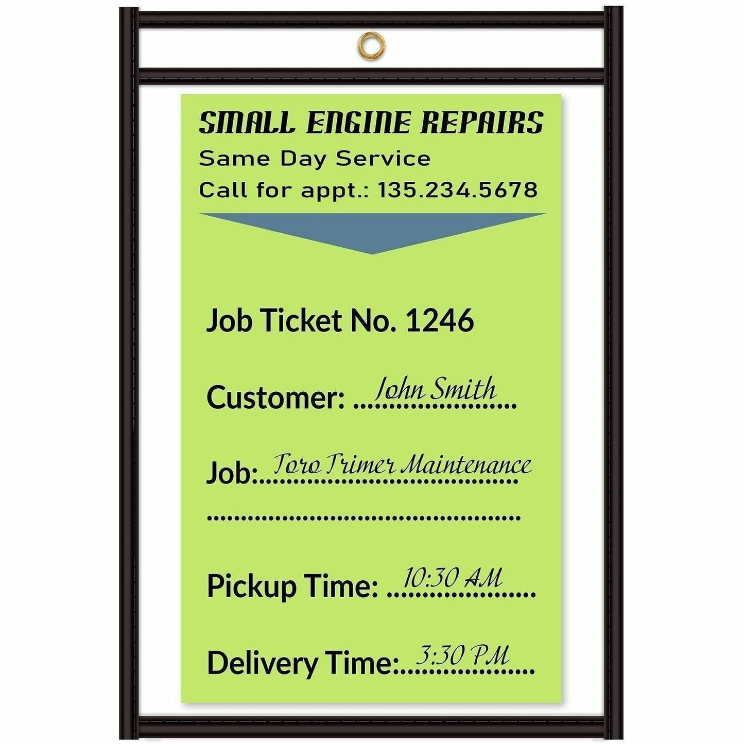 C-Line Stitched Vinyl Shop Ticket Holders