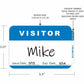 C-Line Adhesive Visitor Name Badges - 92245