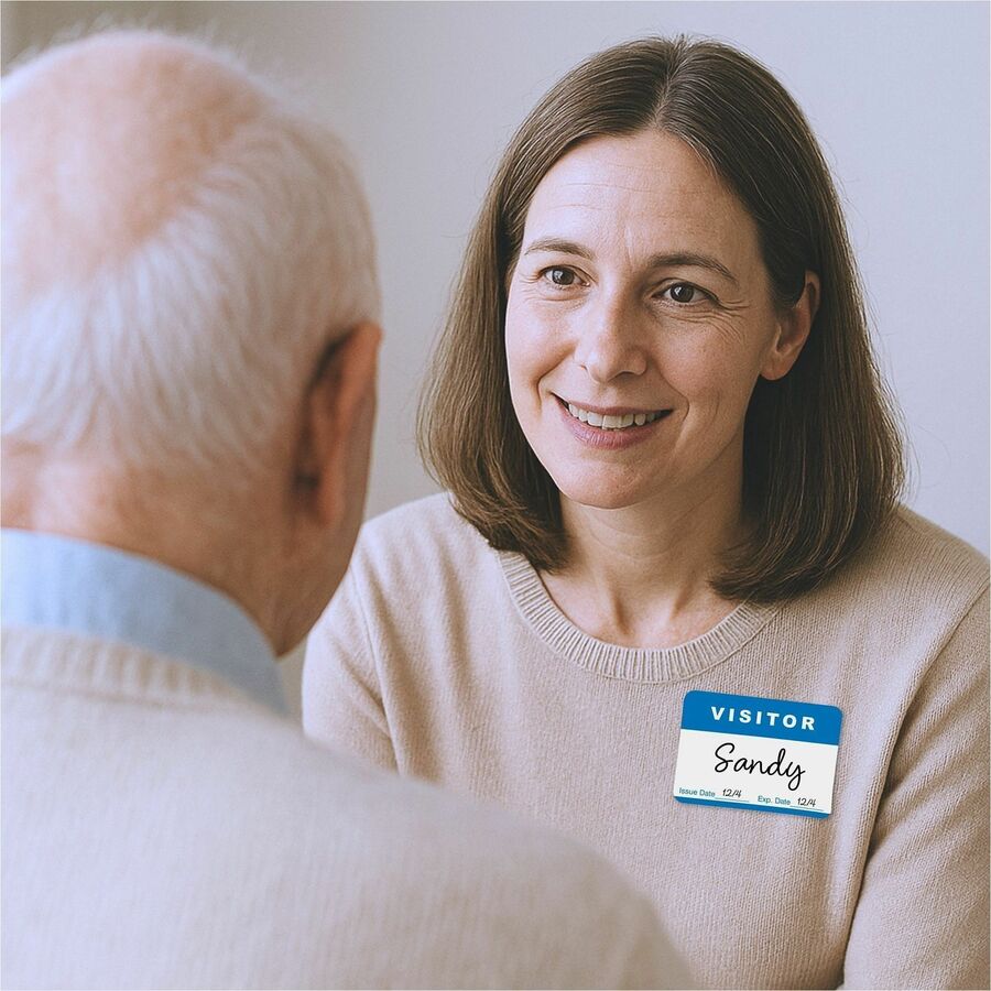 C-Line Adhesive Visitor Name Badges - 92245