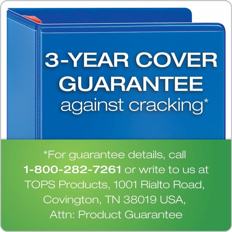 Cardinal&reg; Xtralife ClearVue Locking Slant-D Binder - 26302