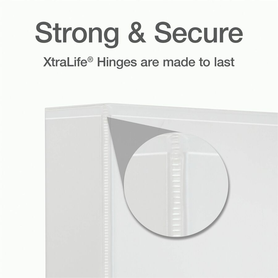 Cardinal&reg; Xtralife ClearVue Locking Slant-D Binder - 26320