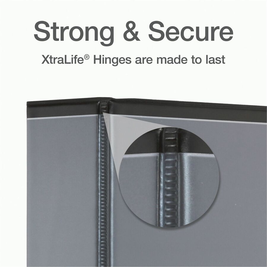Cardinal&reg; Xtralife ClearVue Locking Slant-D Binder - 26321