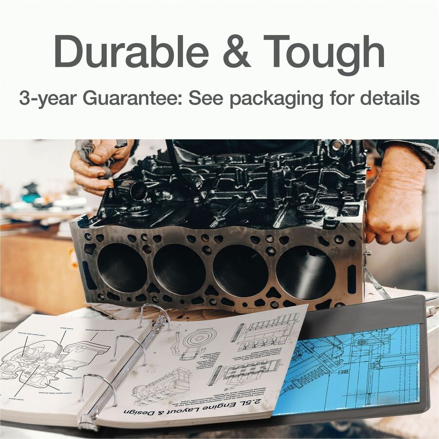 Cardinal&reg; Xtralife ClearVue Locking Slant-D Binder - 26321
