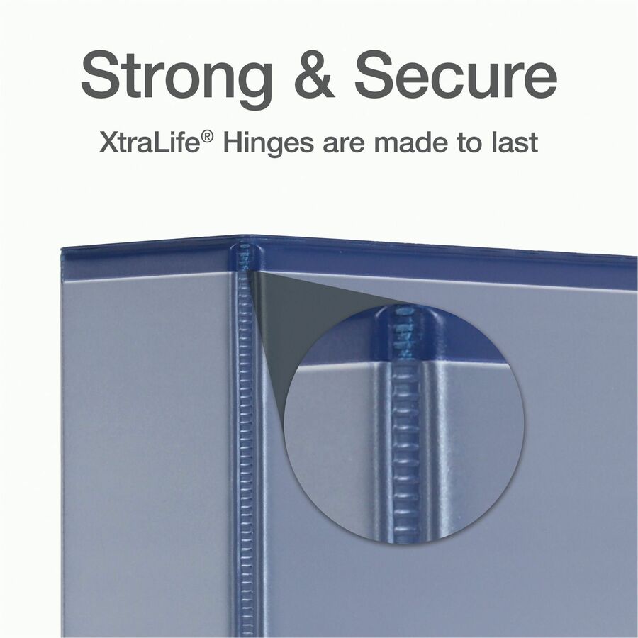 Cardinal&reg; Xtralife ClearVue Locking Slant-D Binder - 26322