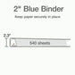 Cardinal&reg; Xtralife ClearVue Locking Slant-D Binder - 26322