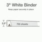 Cardinal&reg; Xtralife ClearVue Locking Slant-D Binder - 26330